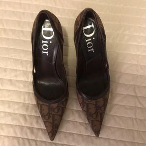 Dior Diorissimo Pattern Pumps